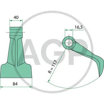 Kladivo Kladivo mulčovače Tierre