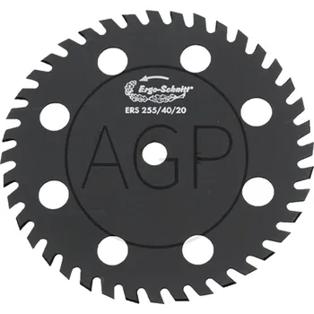 Brusný kotouč Ozubený kotouč na křovinořez, šířka řezu 255 mm, otvor 20, tloušťka 1,6 mm - Ergo-řez