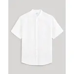 Celio Lněná košile Damaopoc 1120471 Bílá S