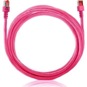 Síťový kabel Patchcord Keline S/FTP 6 RJ45 / RJ45 1,5 m růžový