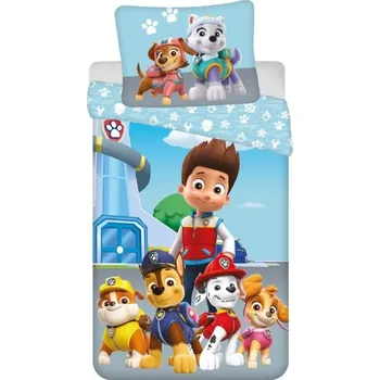 Bytový textil JERRY FABRICS Povlečení Paw Patrol PP451 Bavlna, 140/200, 70/90 cm
