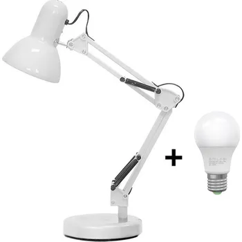 Lampička Brilagi Brilagi - LED Stolní lampa ROMERO 1xE27/10W/230V bílá + záruka 3 roky