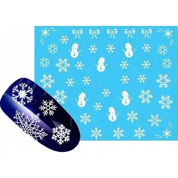 Samolepky na zdobení nehtů Monica's Nails bílé