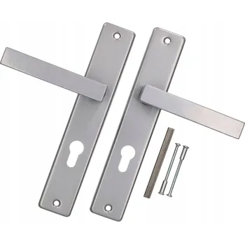 Dveřní kování Interiérová klika Kotarbau Dlouhá, Štítek s WC zámkem