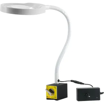 Lupa LED lampa s lupou PDOK PD-032B bílá 8D 3x zvětšení s magnetickou základnou