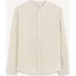 Celio Lněná košile Damaolin 1120423 Béžová S