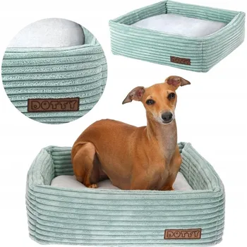 Pelíšek pro psa Pelíšek pro psa pro kočky gauč pohovka pro psa DOTTY - mátový samet - M