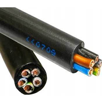 elektrický kabel Zemní kabel CYKY 5x6mm 1kV bubnový