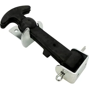 Gumový držák kapoty traktoru s držákem a protikuem k zajištění