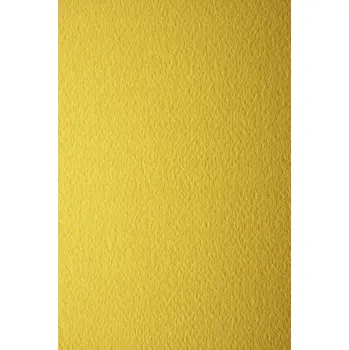 Barevný papír Barevný papír na vystřihovánky 220g žlutý A5 10 listů