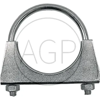 Výfuková trubka Výfuková spona na výfuk s průměrem 65 mm a závitem M8 pro univerzální použití