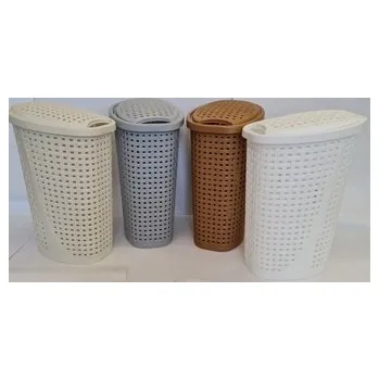 Podlahový mycí stroj koš 45l na použ.prádlo, ovál, 31,5x40,5x55,5cm, RATAN