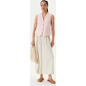 Dámská sukně United Colors Of Benetton Trapézová sukně 4AGHD004L Béžová Regular Fit M