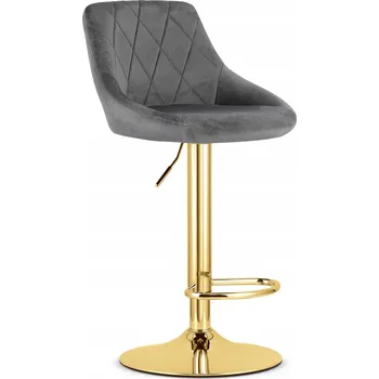 Barová židle Barová Židle Oskar , šedá, 105 cm, látka