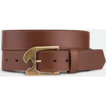 Opasek VOLCOM pásek - Skully Leather Belt (BRN)