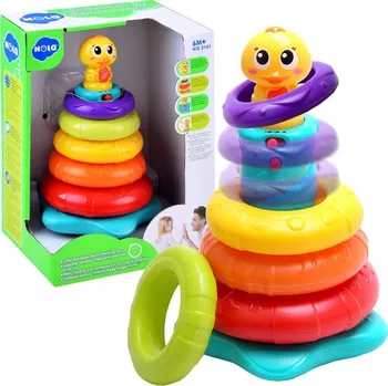 HRAČKA PRO MIMINKA 6-18 MĚSÍCŮ PYRAMIDA