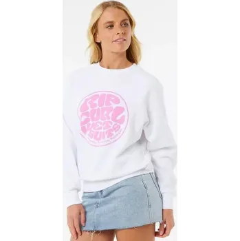 Pánská mikina Mikina Rip Curl SG GRAPHIC FLEECE CREW White velikost S