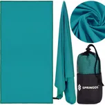 Rychleschnoucí ručník 180x90 cm SPRINGOS MENORCA tyrkysový