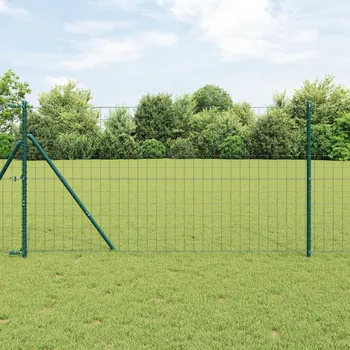 Plot vidaXL Euro plot Zelený 1x10 m Ocel