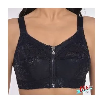 Podprsenka Nevyztužená podprsenka Viki Zuza - bez kostice Tmavě modrá 80E