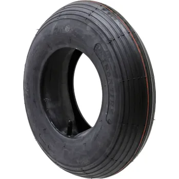 Plášť na kolo Plášť včetně duše o velikosti 3.50 x 8 s rovným ventilkem