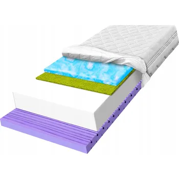 Matrace Pěnová Matrace 80x180 7zónová vzduchová masážní H2 30cm