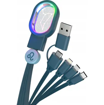 Sada kabelů USB - USB typ C / microUSB / Lightning MOB