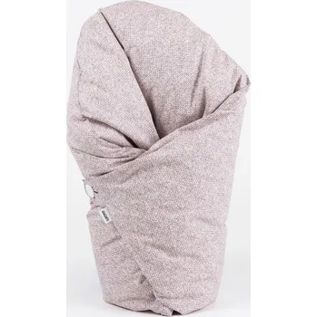 Zavinovačka Tulimese Péřová zavinovačka fialovo-bílá VELIKOST ZAVINOVAČKY: VELIKOST 80X80 CM, VARIANTY PROVEDENÍ: ZAPÍNÁNÍ NA KNOFLÍKY