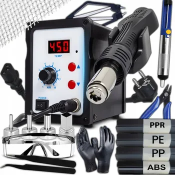 Páječka HORKOVZDUŠNÁ PÁJECÍ STANICE HOT AIR PÁJEČKA 750 W VELKÁ SADA