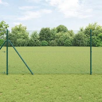 Plot vidaXL Svařovaný drátěný plot, zelený, 1,2 x 25 m, ocel