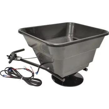 Rozmetadlo Elektrický posypový vozík 12V | Objem 43,5 l | Rozmetadlo s kabelovým svazkem