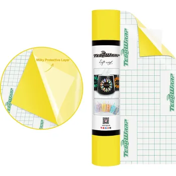 Samolepící dekorace Matný - Yellow Passion - samolepící vinylová folie TeckWrap Velikost: 0,3 x 1,5 m