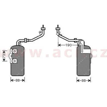 Sušič klimatizace klimatizace sušička 1.8i 16V (±AUT), 2.0i 16V (±AUT), 1.6TDCi (±AUT), 2.0TDCi (±AUT)