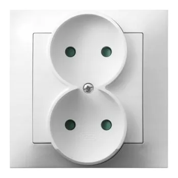 Elektrická zásuvka Ospel Elektrická Zásuvka zásuvka bílá