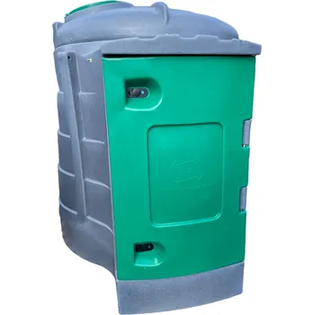 Stacionární dvouplášťová nádrž na naftu JFC o objemu 2500 l s počítadlem a hadicí