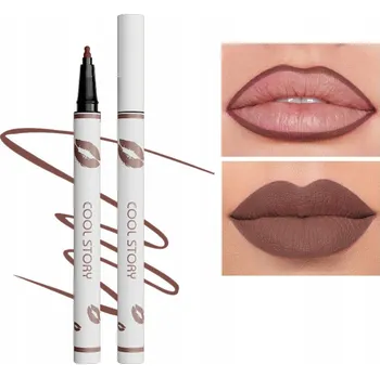 Rtěnka Matná tekutá konturovací tužka na rty, hustá a jemná - odstín #11