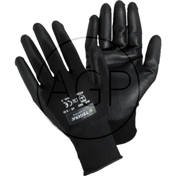 Pracovní rukavice Gebol dílenské rukavice černé velikost 9