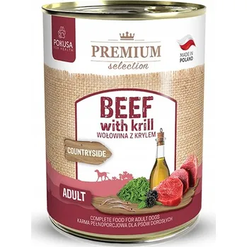 Krmivo pro psa Pokusa krmivo mokré krmivo hovězí s krillem bez obilovin 400g hypoalergenní