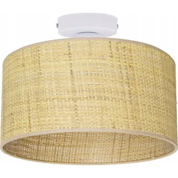SVÍTIDLO STROPNÍ SVÍTIDLO 1ŽÁROVKOVÉ STROPNÍ STÍNIDLO BOHO RATAN 30CM RATANOVÉ E27 ČESKÁ VÝROBA LED