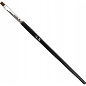 Kosmetický štětec Štětec na gel dřevěný #10 rovný