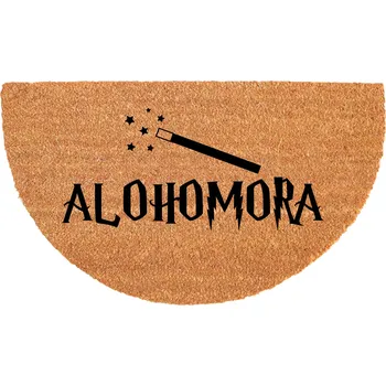 Rohožka PŮLKRUHOVÁ KOKOSOVÁ ROHOŽKA 40x70CM - PROTISKLUZOVÁ, EKOLOGICKÁ A ODOLNÁ