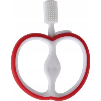 KOUSÁTKO TRÉNINKOVÝ KARTÁČEK NA ZOUBKY JABLÍČKO