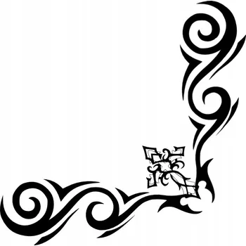 samolepka Samolepky na rohy skla TIR vzor 11