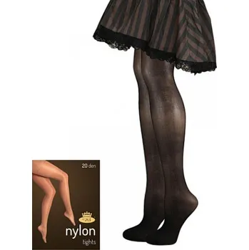 Dámské punčochy VoXX Boma Lonka Litex+LadyB NYLON tights 20DEN, LadyB NYLON tights 20DEN, Boma, 118869 nero 3XL/170-176/132