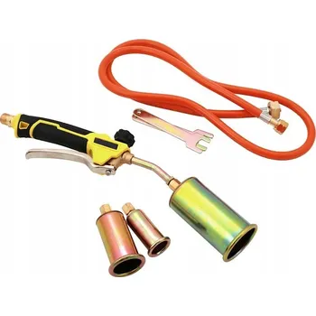 Stavební hořák PLYNOVÝ HOŘÁK PÁJECÍ PRO OPALOVÁNÍ 3 TRYSKY DEKÁŘSKÝ 40CM / 1,5M DLOUHÝ S HADICÍ