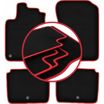 autokoberec Velurové autokoberce Wielganizator, sada 4 kusů