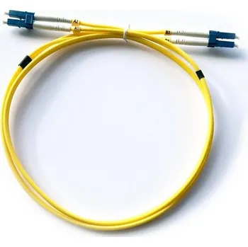 Síťový kabel DATACOM optický patchcord LC-LC 09/125 SM 1m duplex