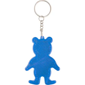 PŘÍVĚSEK NA KLÍČE ODRÁŽEJÍCÍ MEDVÍDEK, přívěsek ve tvaru medvídka