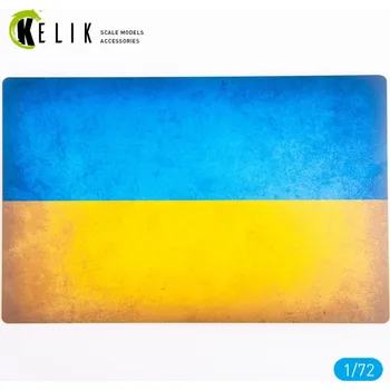 Plastikový model 1/72 Ukraine Flag Base Acrylic 3 mm (280x180)