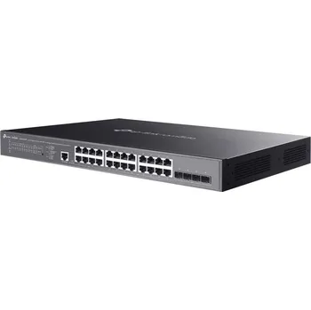Switch TP-Link SG3428XMPP, Omada 24-Port Gigabit Smart PoE Switch, 16x PoE+, 8x PoE++, 4x 10GB SFP+, 500W PoE budget